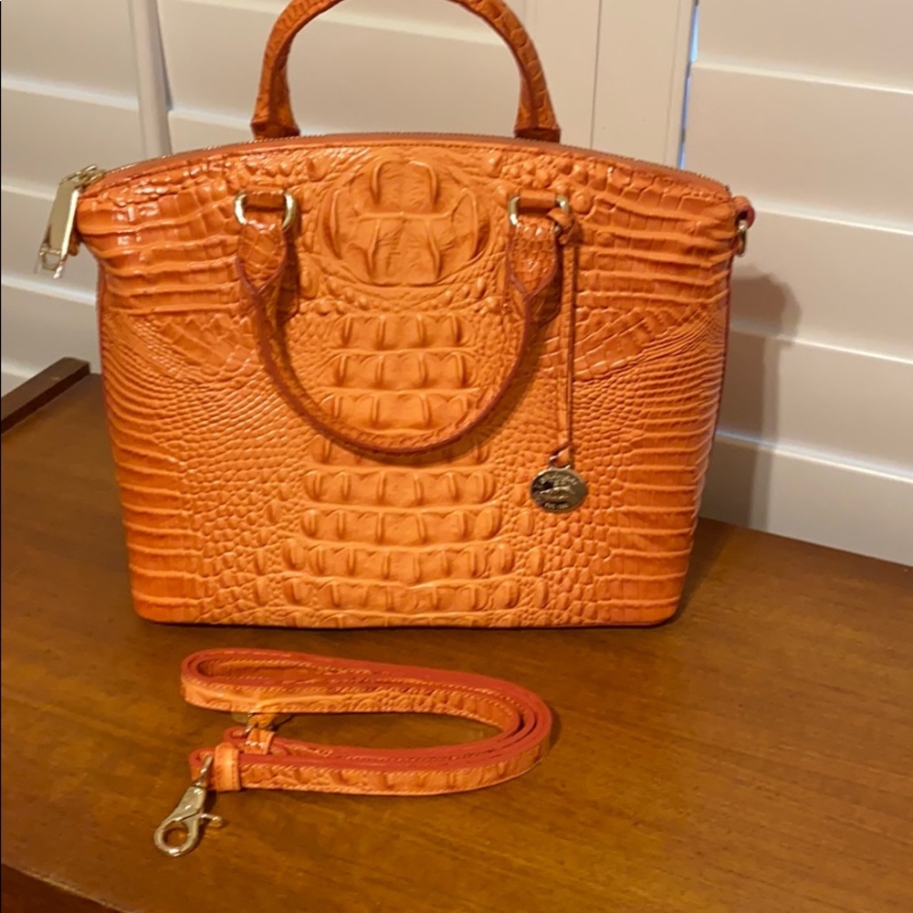 Brahmin Duxbury Satchel Poppy Melbourne